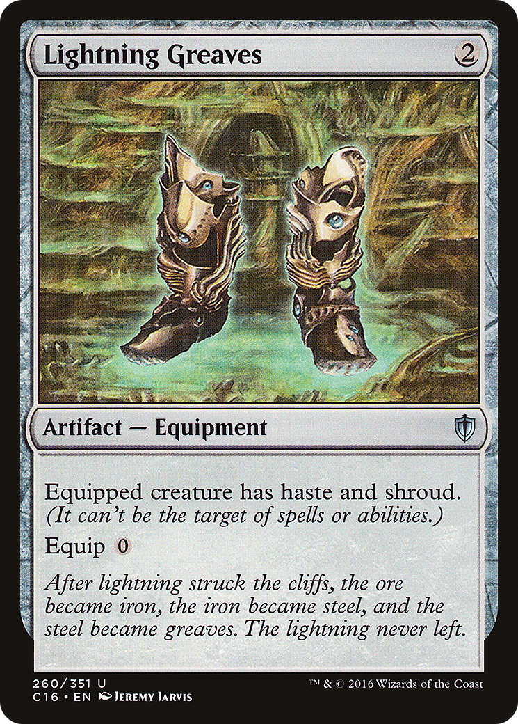 {C} Lightning Greaves [Commander 2016][C16 260]