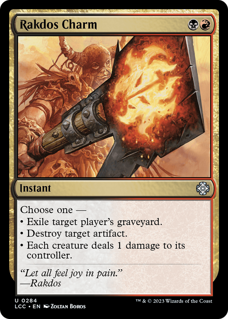 {C} Rakdos Charm [The Lost Caverns of Ixalan Commander][LCC 284]