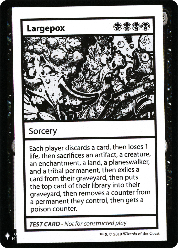 {R} Largepox [Mystery Booster Playtest Cards][CON CMB1 044]