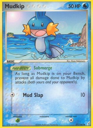 [PKM-C] Mudkip (57/100) [EX: Crystal Guardians]