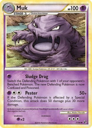 [PKM] Muk (31/90) [HeartGold & SoulSilver: Undaunted]