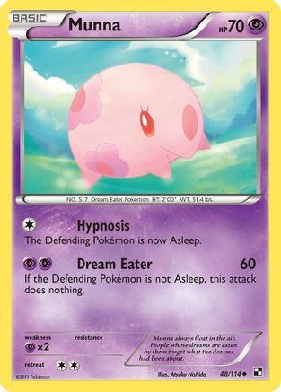 [PKM] Munna (48/114) [Black & White: Base Set]