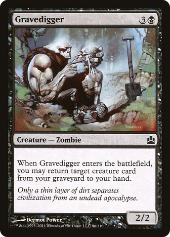 {C} Gravedigger [Commander 2011][CMD 086]