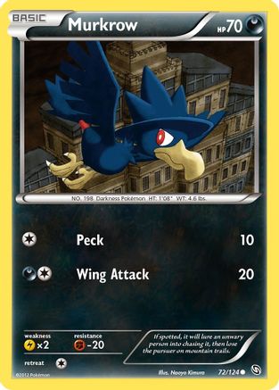 [PKM] Murkrow (72/124) [Black & White: Dragons Exalted]