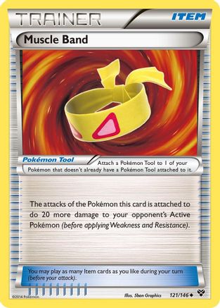 [TR] Muscle Band (121/146) [XY: Base Set]