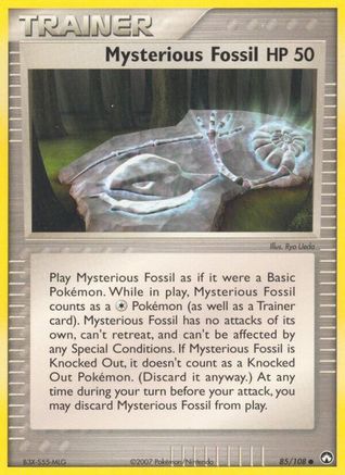 [PKM] Mysterious Fossil (85/108) (Stamped) [EX: Power Keepers]