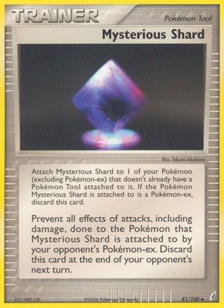 [PKM] Mysterious Shard (81/100) (Stamped) [EX: Crystal Guardians]