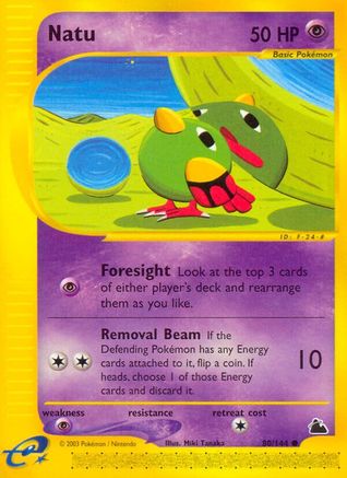 [PKM] Natu (80/144) [Skyridge]
