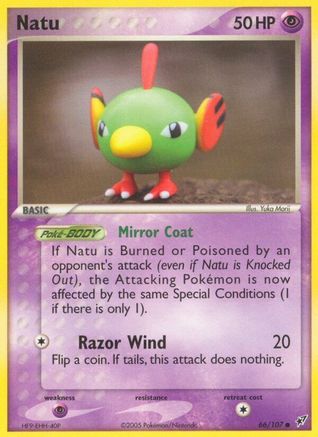[PKM-C] Natu (66/107) (Stamped) [EX: Deoxys]
