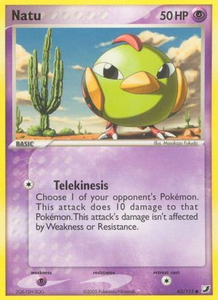 [PKM-C] Natu (63/115) (Stamped) [EX: Unseen Forces]