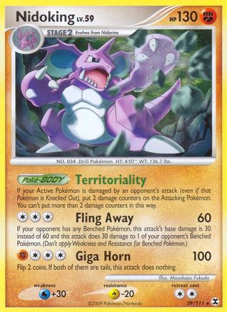 [PKM] Nidoking (29/111) [Platinum: Rising Rivals]