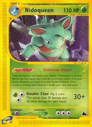 [PKM] Nidoqueen (22/144) [Skyridge]