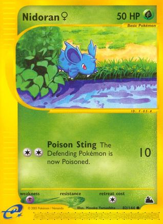 [PKM] Nidoran (82/144) (Female) [Skyridge]