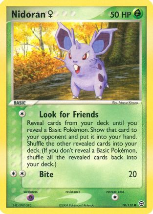 [PKM] Nidoran(70/112) (Female) [EX: FireRed & LeafGreen]