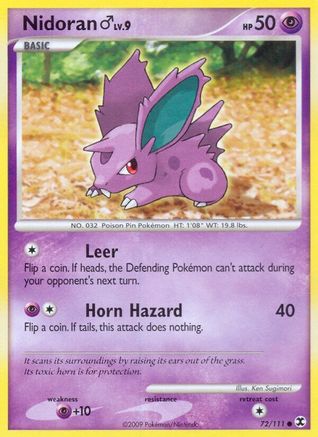 [PKM-C] Nidoran (72/111) (Male) [Platinum: Rising Rivals]
