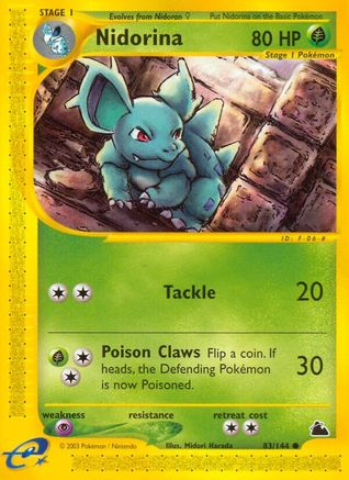 [PKM-C] Nidorina (83/144) [Skyridge]