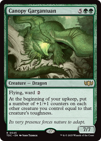 {R} Canopy Gargantuan [Tarkir: Dragonstorm Commander][TDC 045]