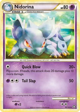 [PKM] Nidorina (45/102) [HeartGold & SoulSilver: Triumphant]