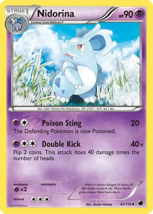 [PKM] Nidorina (41/116) [Black & White: Plasma Freeze]