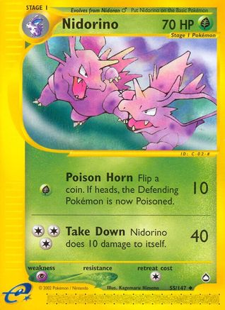 [PKM] Nidorino (55/147) [Aquapolis]