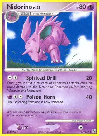[PKM] Nidorino (57/132) [Diamond & Pearl: Secret Wonders]
