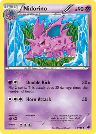 [PKM-C] Nidorino (44/116) [Black & White: Plasma Freeze]