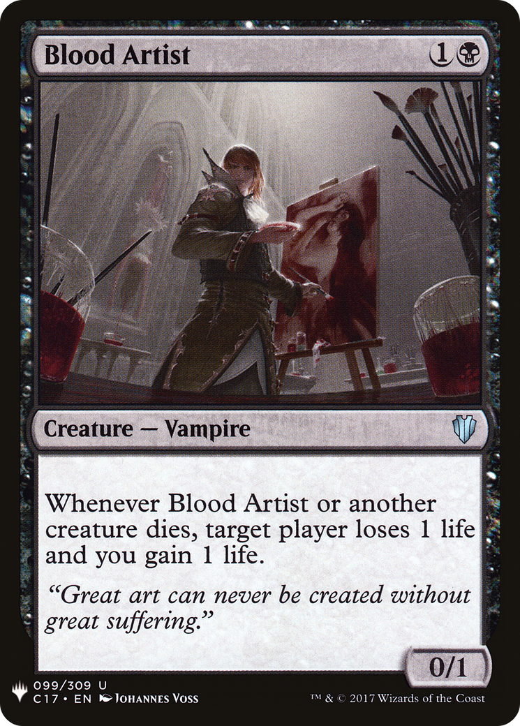 {C} Blood Artist [Mystery Booster][LS C17 099]