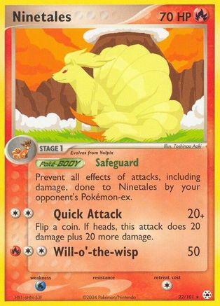 [PKM] Ninetales (22/101) [EX: Hidden Legends]