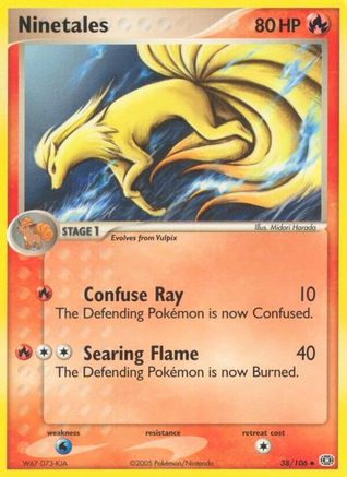 [PKM] Ninetales (38/106) (Stamped) [EX: Emerald]