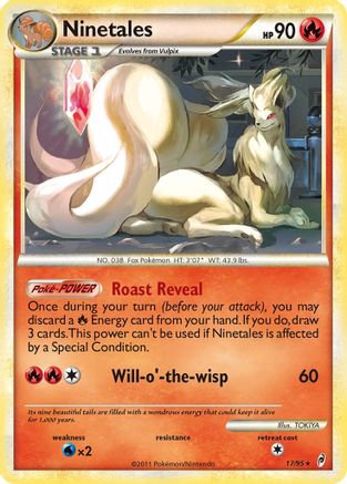 [PKM] Ninetales (17/95) [HeartGold & SoulSilver: Call of Legends]