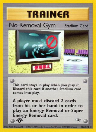 [PKM] No Removal Gym (103/132) [Gym Heroes 1st Edition]