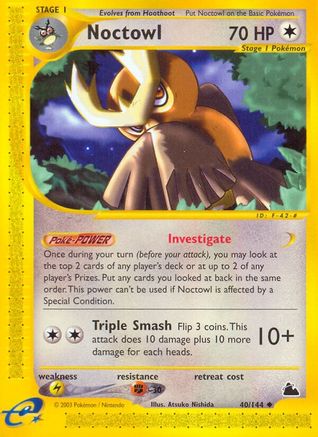 [PKM] Noctowl (40/144) [Skyridge]