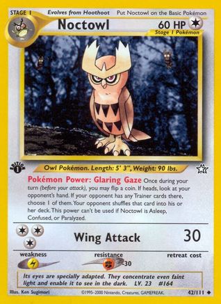 [PKM-C] Noctowl (42/111) [Neo Genesis 1st Edition]