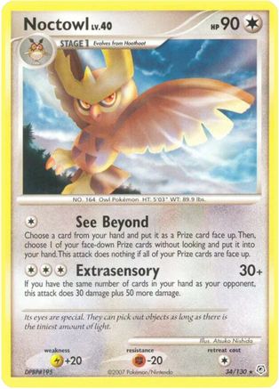 [PKM] Noctowl (34/130) [Diamond & Pearl: Base Set]