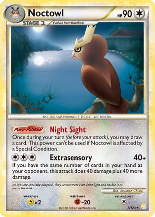 [PKM] Noctowl (8/123) [HeartGold & SoulSilver: Base Set]