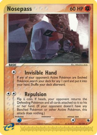 [PKM] Nosepass (18/109) [EX: Ruby & Sapphire]
