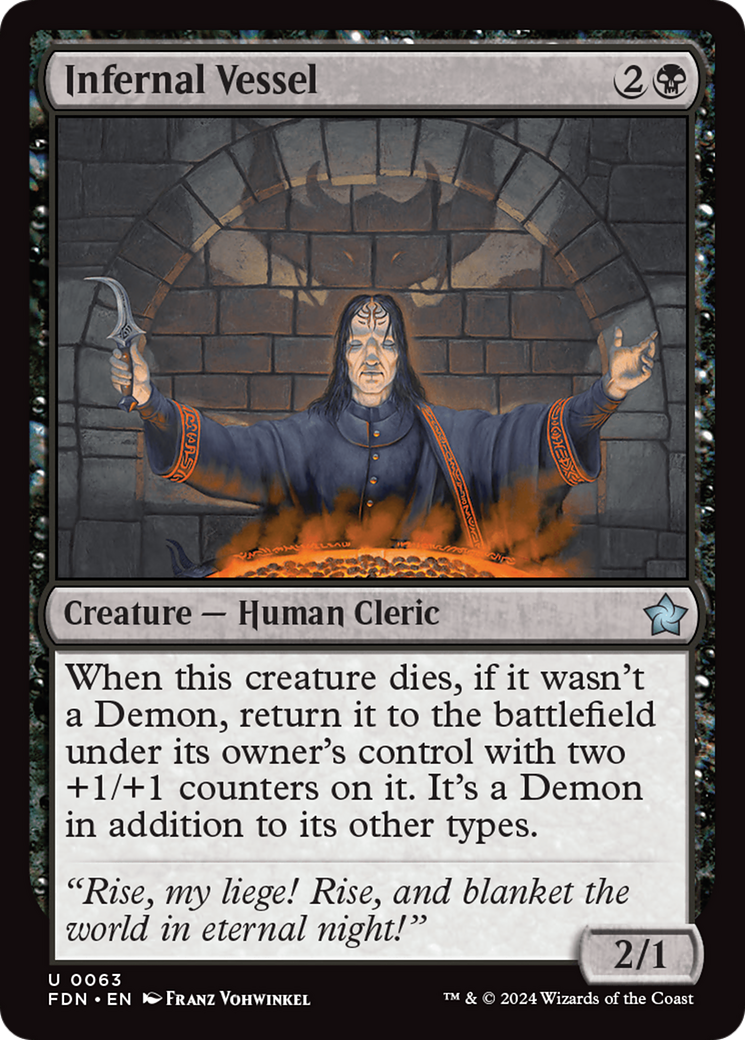 {@C} Infernal Vessel [Foundations][FDN 063]