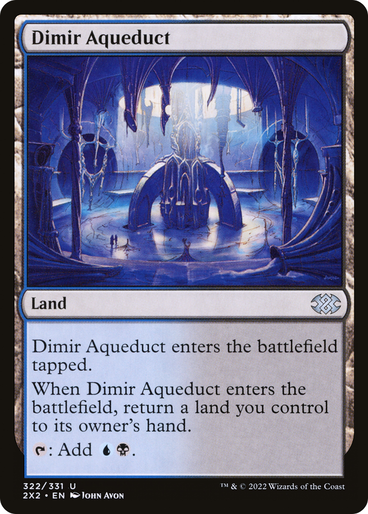 {C} Dimir Aqueduct [Double Masters 2022][2X2 322]