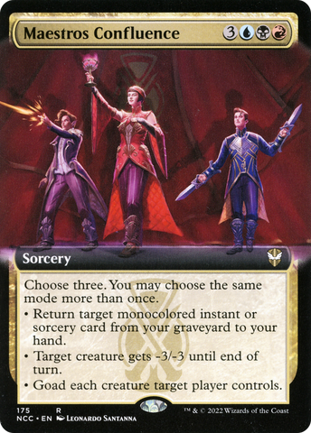 {R} Maestros Confluence (Extended Art) [Streets of New Capenna Commander][NCC 175]