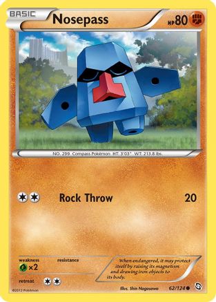 [PKM-C] Nosepass (62/124) [Black & White: Dragons Exalted]