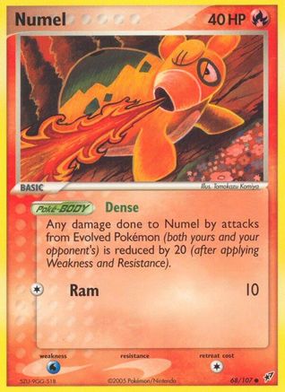 [PKM] Numel (68/107) (Stamped) [EX: Deoxys]