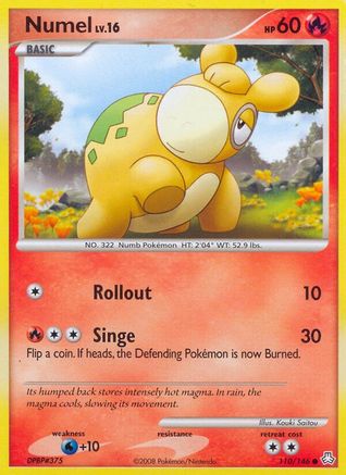 [PKM-C] Numel (110/146) [Diamond & Pearl: Legends Awakened]