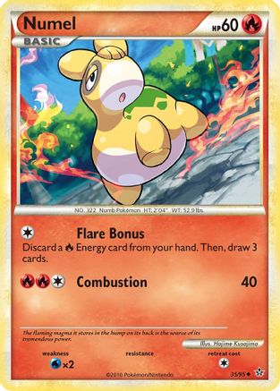 [PKM] Numel (35/95) [HeartGold & SoulSilver: Unleashed]