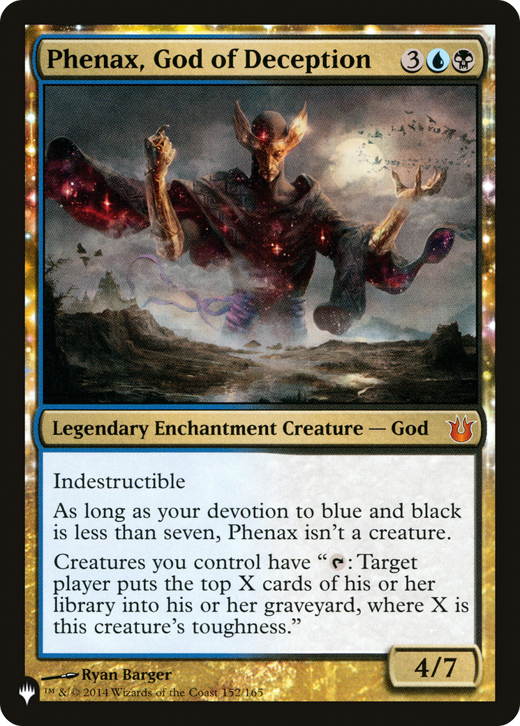 Phenax, God of Deception [LIST 152/165] : (enchantment)