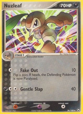 [PKM] Nuzleaf (36/108) [EX: Power Keepers]