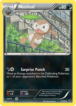 [PKM] Nuzleaf (71/99) [Black & White: Next Destinies]