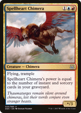 {C} Spellheart Chimera [Duel Decks: Mind vs. Might][DDS 025]