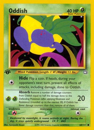 [PKM] Oddish (68/111) [Neo Genesis 1st Edition]