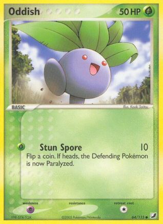 [PKM] Oddish (64/115) (Stamped) [EX: Unseen Forces]