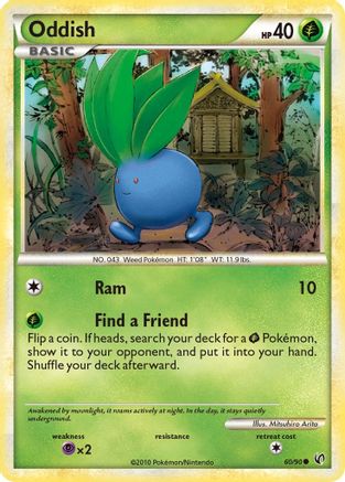 [PKM] Oddish (60/90) [HeartGold & SoulSilver: Undaunted]